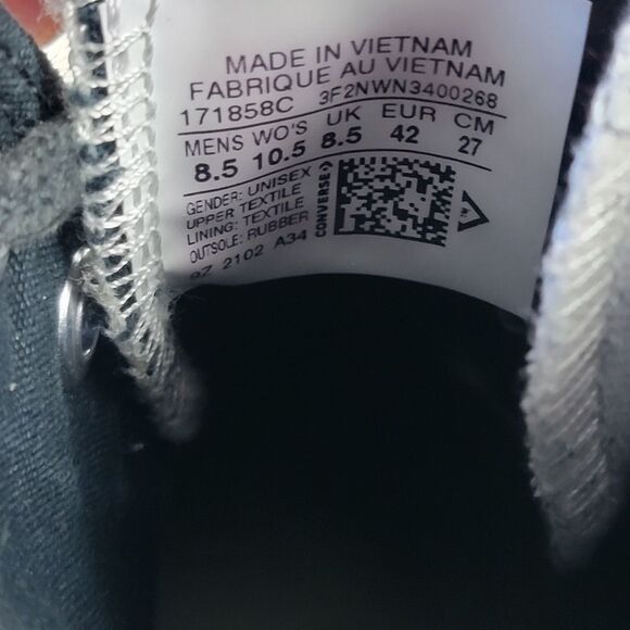 Converse Keith Haring x Chuck 70 High Top Sneakers Mens Size 8.5 Lace UP - Picture 12 of 12